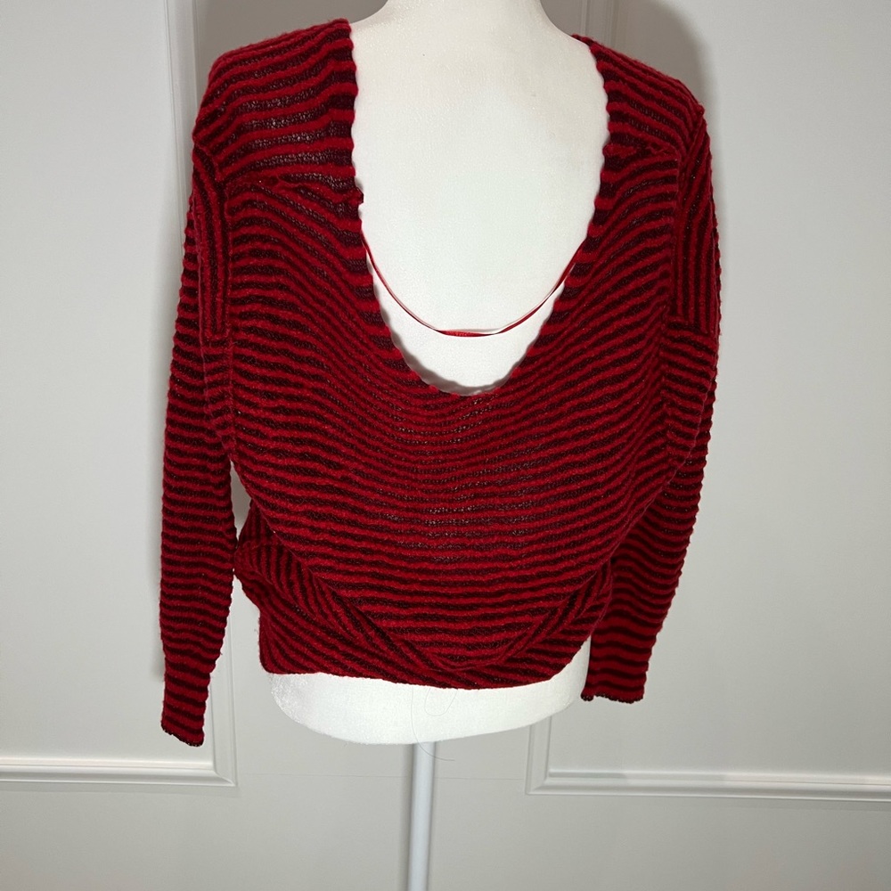 Cute Free People Open back sweater